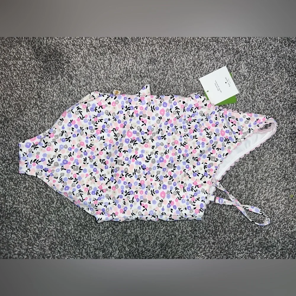 Kate Spade New York Girls Shoulder One-Piece Mini Floral new with tags